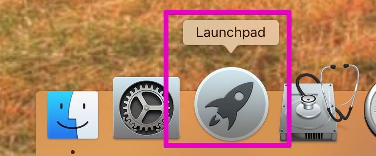 MacのDocのLaunchPad