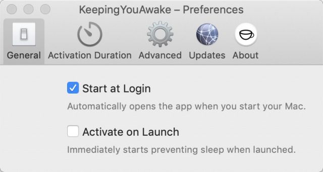 mac sleep timer app caffeine