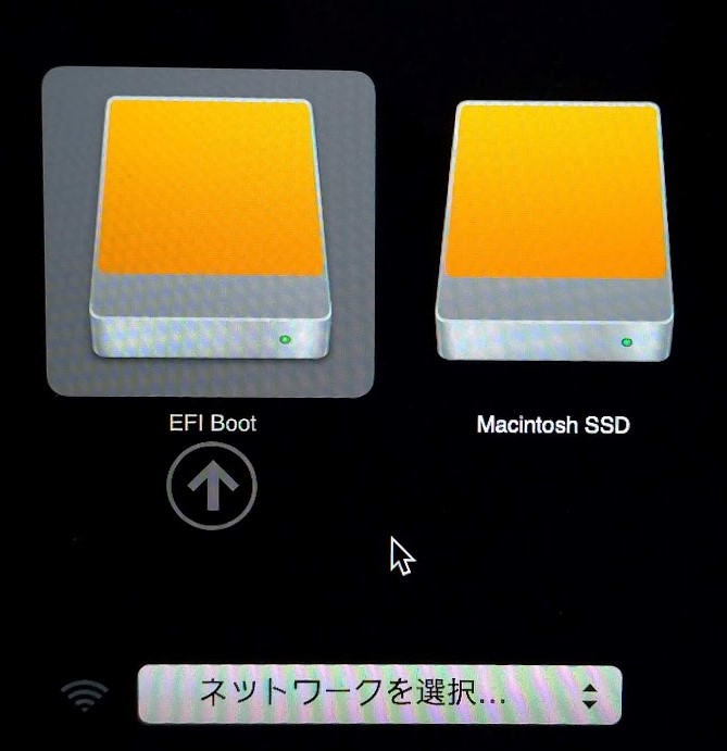 MacBook Pro15のブートオプション