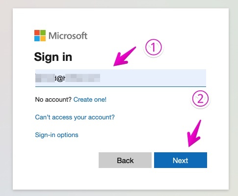 Microsoft OneDriveのログイン認証