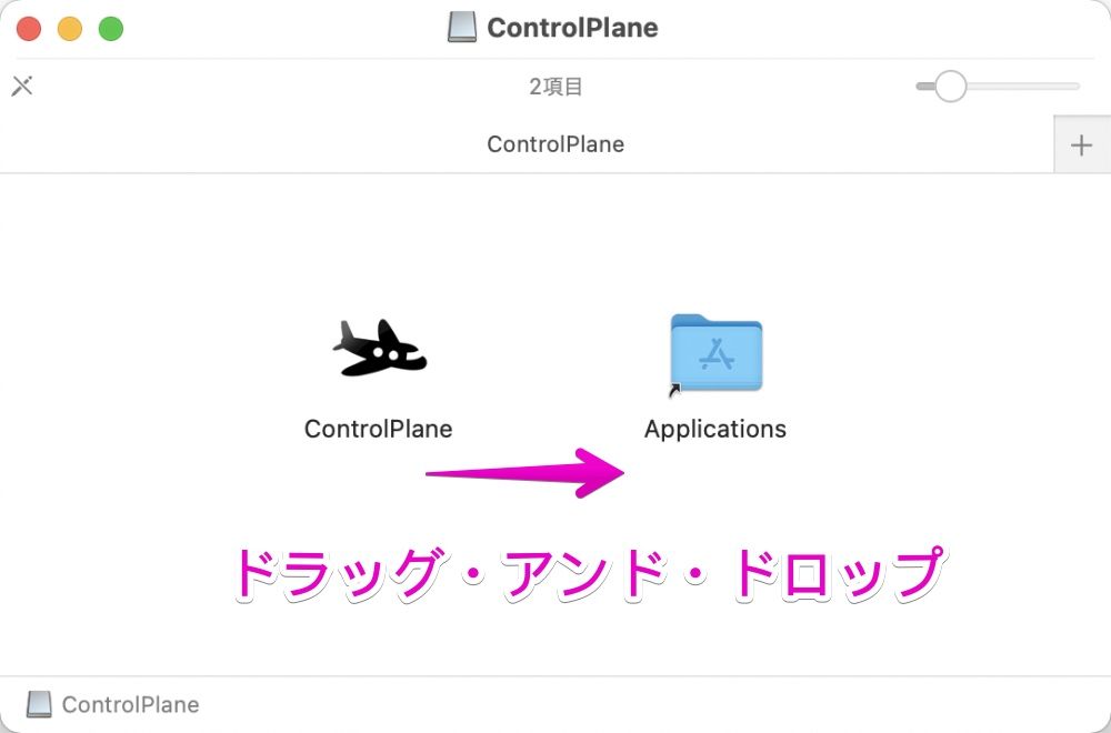 「ControlPlane」マウントイメージ