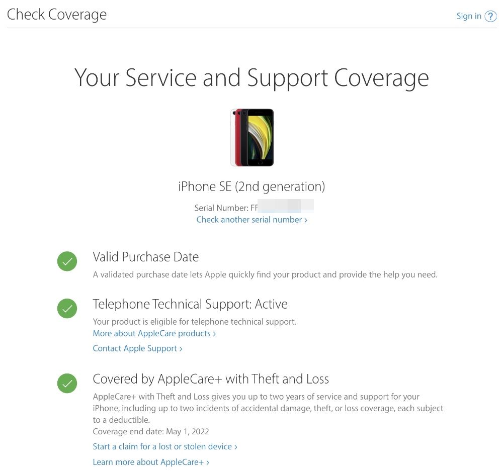 Apple Service Coverage