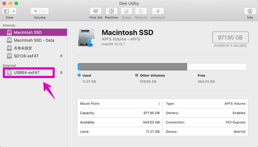 Mac "Disk Utility"