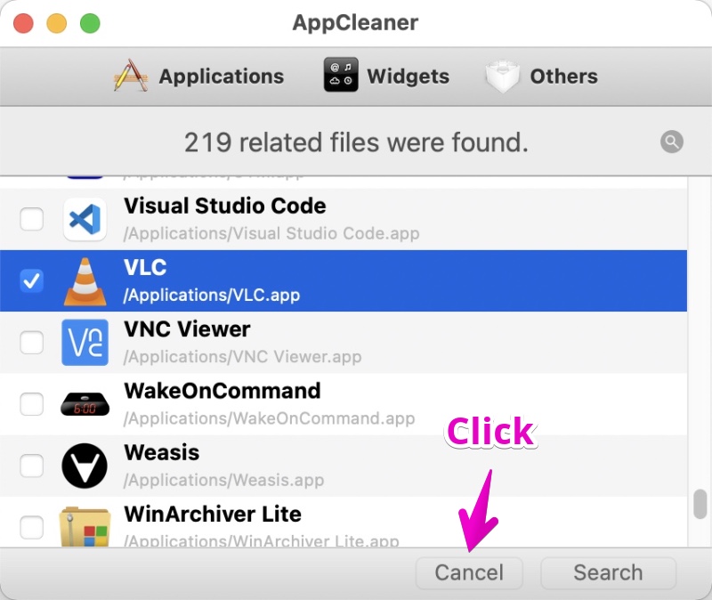 Mac "AppCleaner"