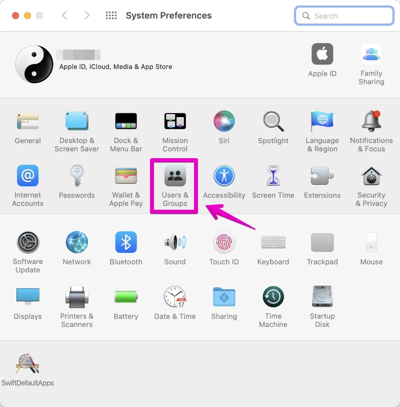 Mac "System Preferences"