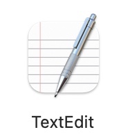 Mac "TextEdit.app"