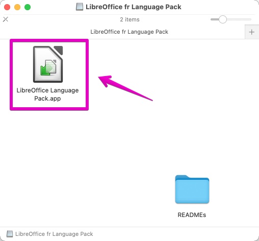 Mac LibreOffice Language pack