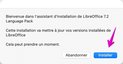 Mac LibreOffice Language pack