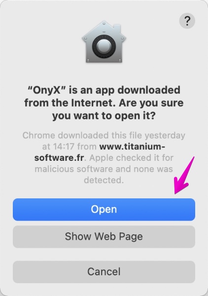 Mac App Open Confirmation