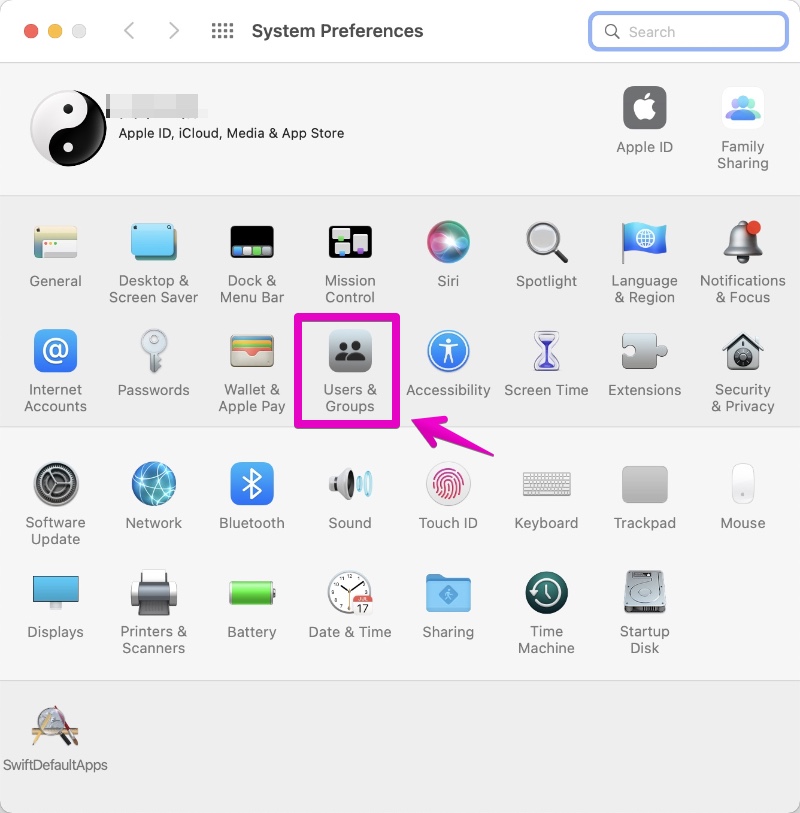 Mac "System Preferences"