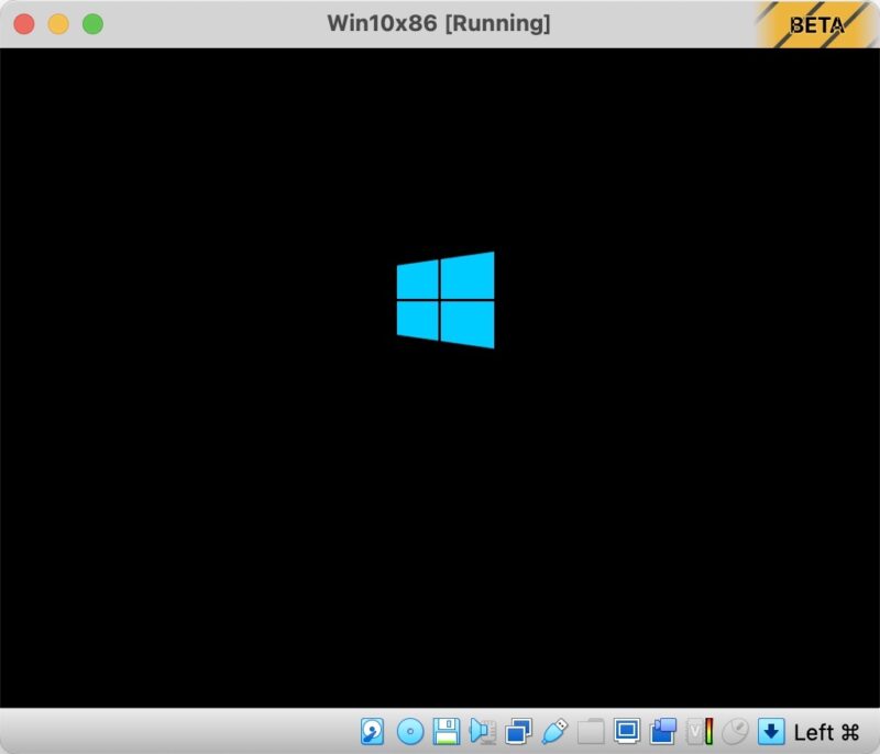 VirtualBox Windows 10 32ビット版 インストールが先に進まない
