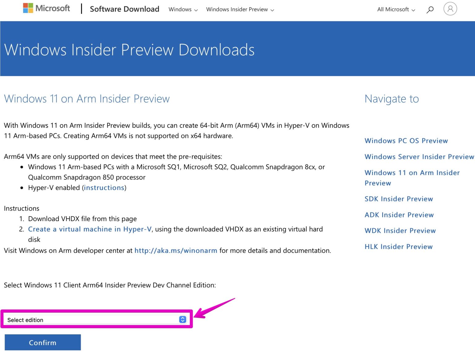 Windows Insider Previewの利用登録、VHDX/ISOファイルをダウンロードする方法 Macのアンチョコ